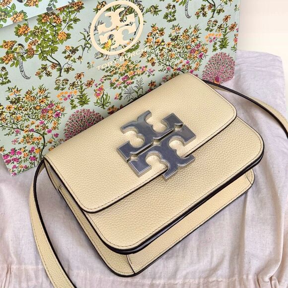 AUTH BRAND NEW Tory Burch Small Eleanor Pebbled Convertible Shoulder Bag $648 - Picture 7 of 17